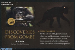 Tanzania 2010 Jane Goodall S/s, Mint NH, Nature - Monkeys - Tanzanie (1964-...)