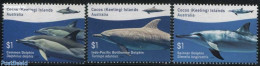 Cocos Islands 2016 Dolphins 3v, Mint NH, Nature - Sea Mammals - Isole Cocos (Keeling)