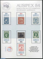 Australia 1984 Ausipex 84 S/s, FIP Overprint, Mint NH, Philately - Stamps On Stamps - Unused Stamps