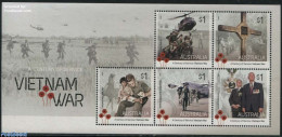 Australia 2016 Vietnam War S/s, Mint NH, History - Transport - Decorations - Militarism - Helicopters - Aircraft & Avi.. - Nuevos