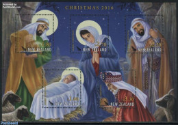 New Zealand 2016 Christmas S/s, Mint NH, Religion - Christmas - Neufs