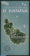 Dutch Caribbean 2016 Sint Eustatius S/s, Mint NH, Nature - Transport - Various - Birds - Reptiles - Sea Mammals - Ship.. - Barche