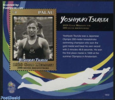 Palau 2016 Yoshiyuki Tsuruta S/s, Mint NH, History - Sport - Netherlands & Dutch - Olympic Games - Swimming - Geography