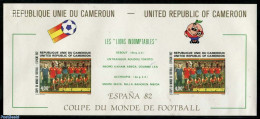 Cameroon 1982 Football Games Spain S/s, Imperforated, Mint NH - Camerún (1960-...)