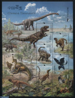 China People’s Republic 2017 Dinosaurs 6v M/s, Mint NH, Nature - Prehistoric Animals - Ongebruikt