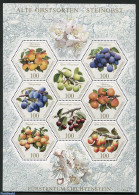 Liechtenstein 2017 Old Fruit Variations 8v M/s, Mint NH, Nature - Fruit - Unused Stamps