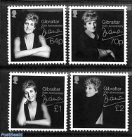 Gibraltar 2017 Diana 20th Death Anniversary 4v, Mint NH, History - Charles & Diana - Kings & Queens (Royalty) - Familles Royales