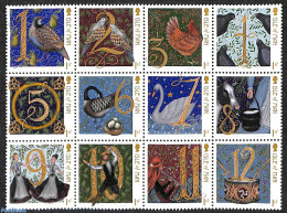 Isle Of Man 2017 Twelve Days Of Christmas, Sheetlet, Mint NH, Nature - Religion - Birds - Cattle - Ducks - Poultry - C.. - Natale