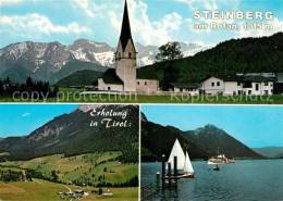 73354883 Steinberg Rofan Kirche Mit Rofan Panorama Achensee Steinberg Rofan - Autres & Non Classés