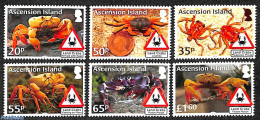Ascension 2018 Landcrabs 6v, Mint NH, Nature - Crabs And Lobsters - Ascensione