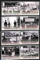 Great Britain 2018 Votes For Women 8v (4x[:]), Mint NH, History - History - Women - Nuevos
