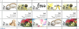 New Zealand 2018 Personalised Stamps M/s, Mint NH, Various - Greetings & Wishing Stamps - Teddy Bears - Ongebruikt
