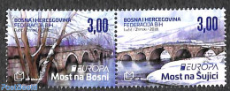 Bosnia Herzegovina - Croatic Adm. 2018 Europa, Bridges 2v [:], Mint NH, History - Europa (cept) - Art - Bridges And Tu.. - Ponti