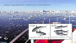 Greenland 2018 Nordic, Fish S/s, Mint NH, History - Nature - Europa Hang-on Issues - Fish - Ongebruikt