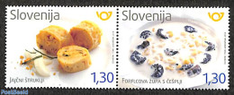 Slovenia 2018 Food 2v [:], Mint NH, Health - Food & Drink - Food