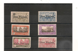NOUVELLE CALÉDONIE 1926/30 COLIS POSTAUX N° 1/6* - Unused Stamps