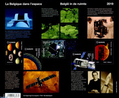 Belgium 2019 Belgium In Space 5v M/s, Mint NH, Science - Transport - Astronomy - Space Exploration - Nuovi