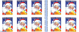 Belgium 2005 Christmas Booklet Pane, Imperforated, Mint NH, Religion - Christmas - Nuovi