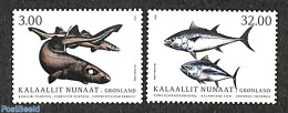 Greenland 2020 Fish 2v, Mint NH, Nature - Fish - Ongebruikt
