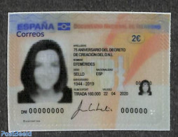Spain 2020 D.N.I., Passport 1v S-a, Mint NH, Various - Other Material Than Paper - Ongebruikt