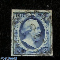 Netherlands 1852 5c, Used AMSTERDAM-C, Used Stamps - Usados