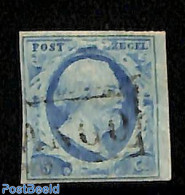 Netherlands 1852 5c, Used, FRANCO Box, Used Stamps - Oblitérés