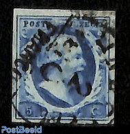 Netherlands 1852 5c, Used, HAARLEM-C, Used Stamps - Usados