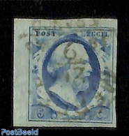 Netherlands 1852 5c, Used, MEPPEL-C, Used Stamps - Gebruikt