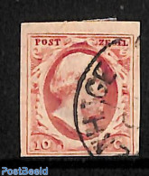 Netherlands 1852 10c, Used, 'S GRAVENHAGE-C, Used Stamps - Usados