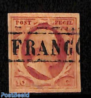 Netherlands 1852 10, Used, FRANCO Box, Used Stamps - Gebraucht