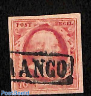 Netherlands 1852 10, Used, FRANCO Box, Used Stamps - Gebraucht