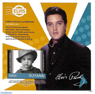 Guyana 2015 Elvis Presley S/s, Mint NH, Performance Art - Elvis Presley - Elvis Presley