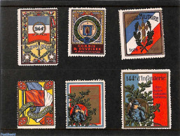 *Advertising Seals 1915 Lot With Seals, World War I, Unused (hinged), History - World War I - Prima Guerra Mondiale
