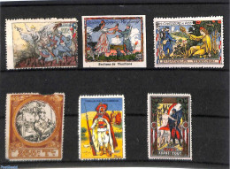 *Advertising Seals 1915 Lot With Seals, World War I, Unused (hinged), History - World War I - WW1