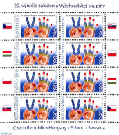 Slovakia 2011 Visegrad Group M/s, Mint NH, History - Europa Hang-on Issues - Unused Stamps