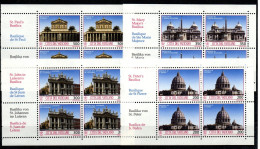 1993 - Vaticano 4 Foglietti Da Libretto Tesori D'arte   ++++++++ - Unused Stamps