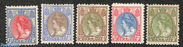 Netherlands 1920 Definitives 5v, Line Perf. 11.5, Unused (hinged) - Nuovi