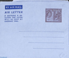 Gambia 1953 Aerogramme 6d, Unused Postal Stationary, Nature - Trees & Forests - Rotary, Club Leones