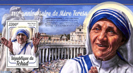 Chad 2020 Mother Theresa S/s, Mint NH, Religion - Religion - Otros & Sin Clasificación
