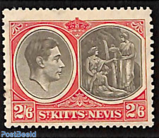 St Kitts/Nevis/Anguilla 1938 2/6sh, Perf. 13.5:12, Stamp Out Of Set, Unused (hinged) - Sonstige & Ohne Zuordnung