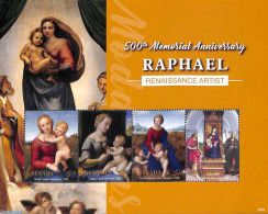 Grenada 2020 Raphael 4v M/s, Mint NH, Art - Paintings - Raphael - Sonstige & Ohne Zuordnung