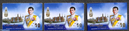 Thailand 2020 Coronation Day 3v, Mint NH, History - Kings & Queens (Royalty) - Case Reali