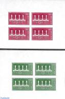 Andorra, French Post 1984 Europa 2v, Imperforated Blocks M/s With 4 Stamps, Mint NH, History - Europa (cept) - Nuovi