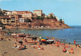 CERBERE . Vue Sur La Rade . La Plage Et La Ville . - Cerbere