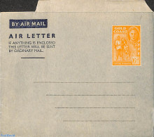 Gold Coast 1948 Air Letter (stamp 24mm), Unused Postal Stationary - Sonstige & Ohne Zuordnung