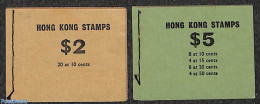 Hong Kong 1973 Definitives 2 Booklets, Mint NH, Stamp Booklets - Neufs