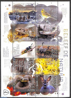 Netherlands 2021 Dwingelderveld 10v M/s S-a, Mint NH, Nature - Animals (others & Mixed) - Birds - Deer - Insects - Rep.. - Neufs