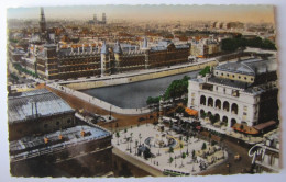 FRANCE - PARIS - Panorama Sur La Place Du Châtelet Et Le Palais De Justice - 1950 - Places, Squares