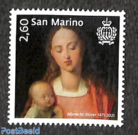 San Marino 2021 Albrecht Dürer 1v, Mint NH, Art - Dürer, Albrecht - Paintings - Nuevos