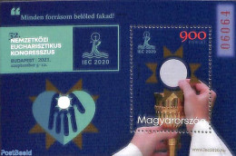 Hungary 2021 Eucharistic Congress S/s (with Red Number), Mint NH, Religion - Religion - Nuovi